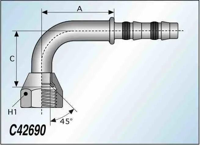 SAE 90°