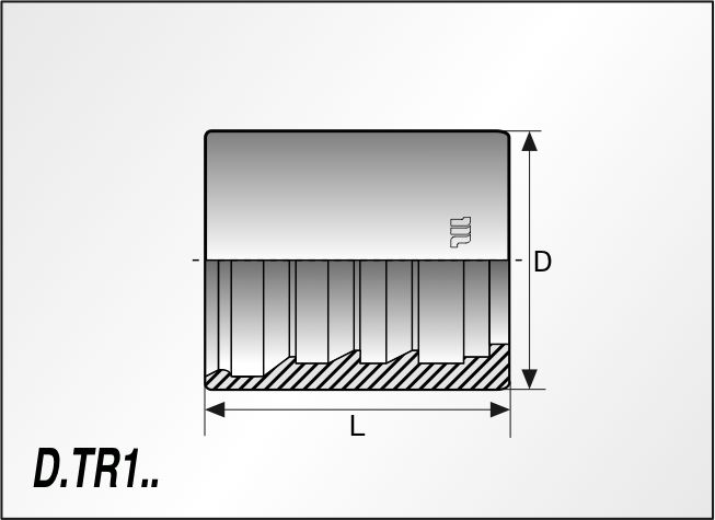 M00100-NK Schälfassung 1SN/2SKS Zink-Nickel