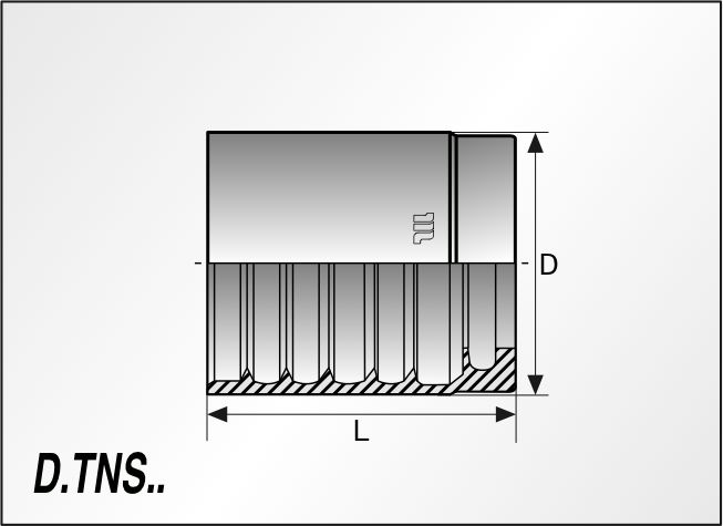 M03400-NK Nicht-Schälfassung Zink-Nickel