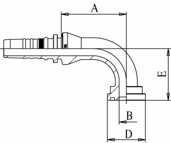 CN 90° (3000 psi) SFL