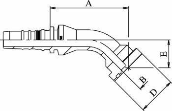 CF 45° (6000 psi) SFS